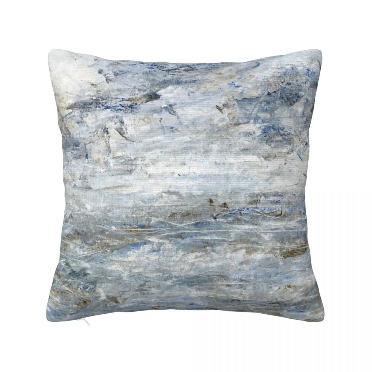 Abstract Seascape In Grey And Blue Decoration Cushion Cover Cushion Cover 45X45 Pillow Case Pillow Cover