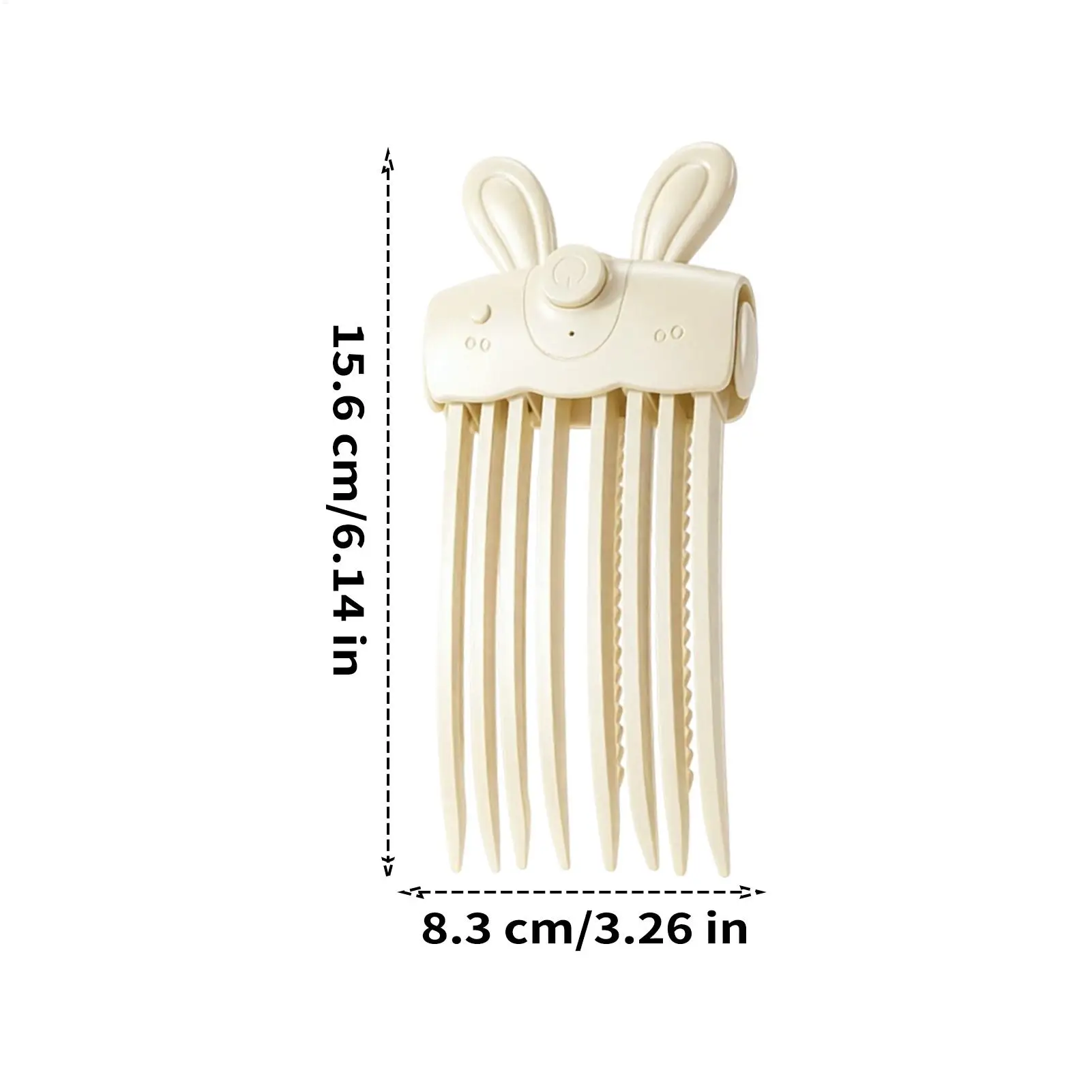 Rechargeable Heated Hairpin High Crown Wireless Electric Hair Clips Curling Fixed Shape LazyStyle Clip Fluffy Hair Roller 6