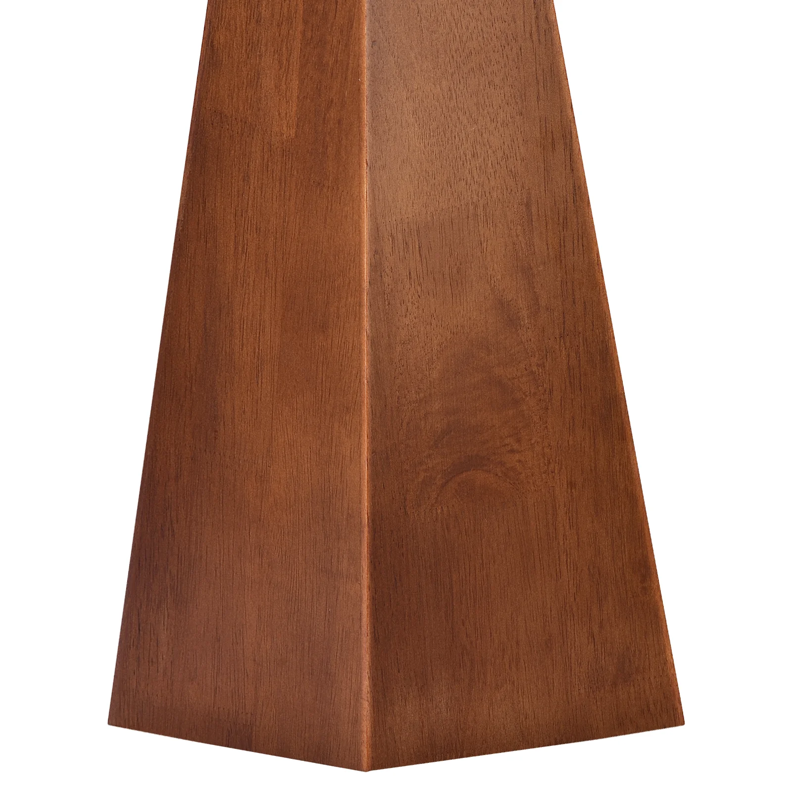 Candeeiro de mesa grande de madeira de 29 '' com abajur de linho bege, candeeiro de mesa moderno de nogueira de meados do século, para sala de estar, quarto, escritório doméstico