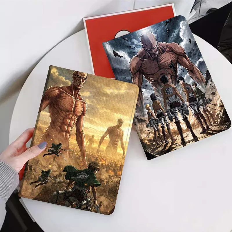

Attack on Titan Anime For Xiaomi Mi Pad Mini 4 5 6 7 SE Pro Plus Redmi Pad 2 SE 2025 8.8 11 Foldable Tablet Case Gift