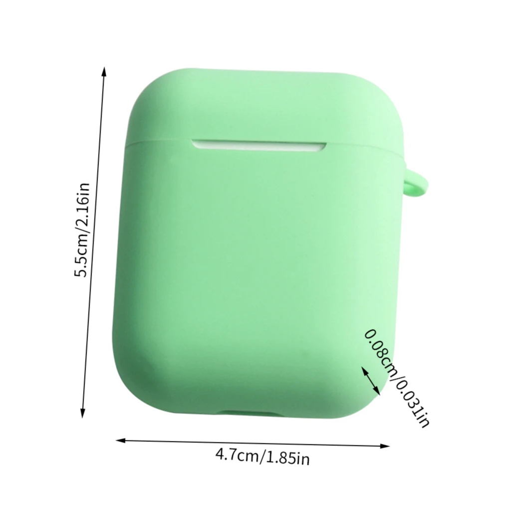 Funda para auriculares compatible con Bluetooth, cubierta lavable esmerilada portátil, azul