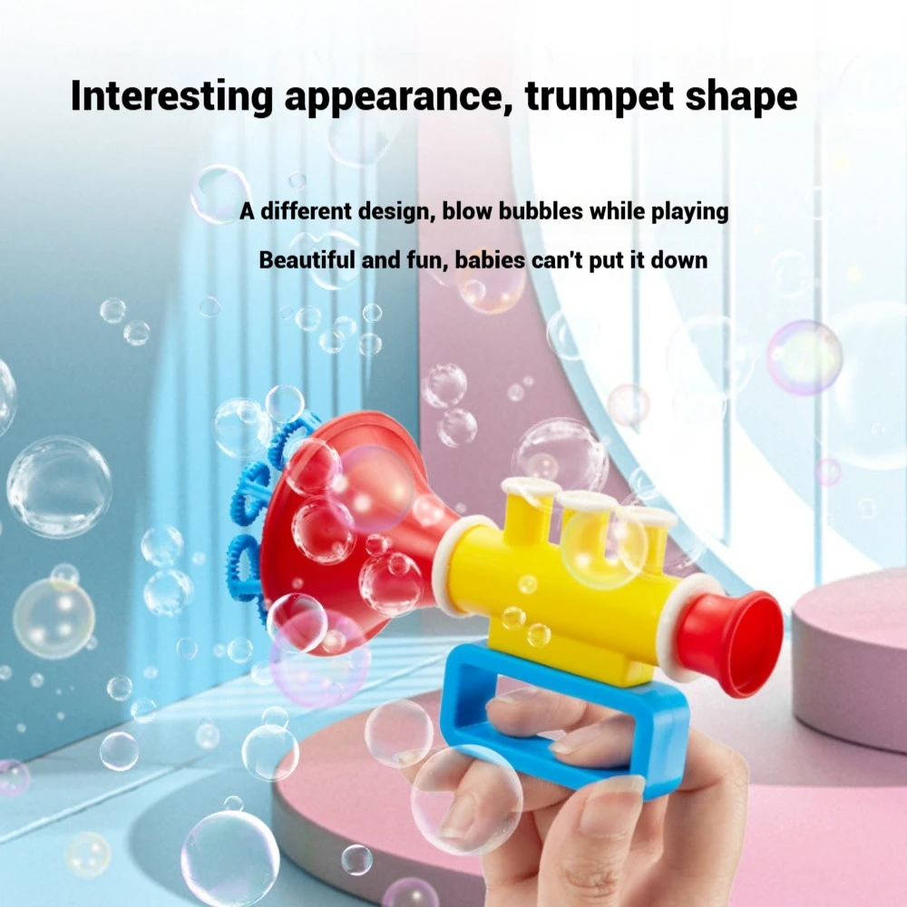 子供用多穴バブルガン、新しい6穴バブル吹きおもちゃ、男の子と女の子のための楽しい屋外遊び、バブルメーカーマシン