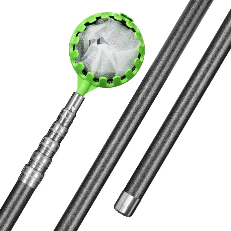 

Большая телескопическая удочка из углеродного волокна для сбора фруктов на большой высоте, бетель, гайка, сосновая шишка, цветок Софоры, тона, Sinensis, рыбалка