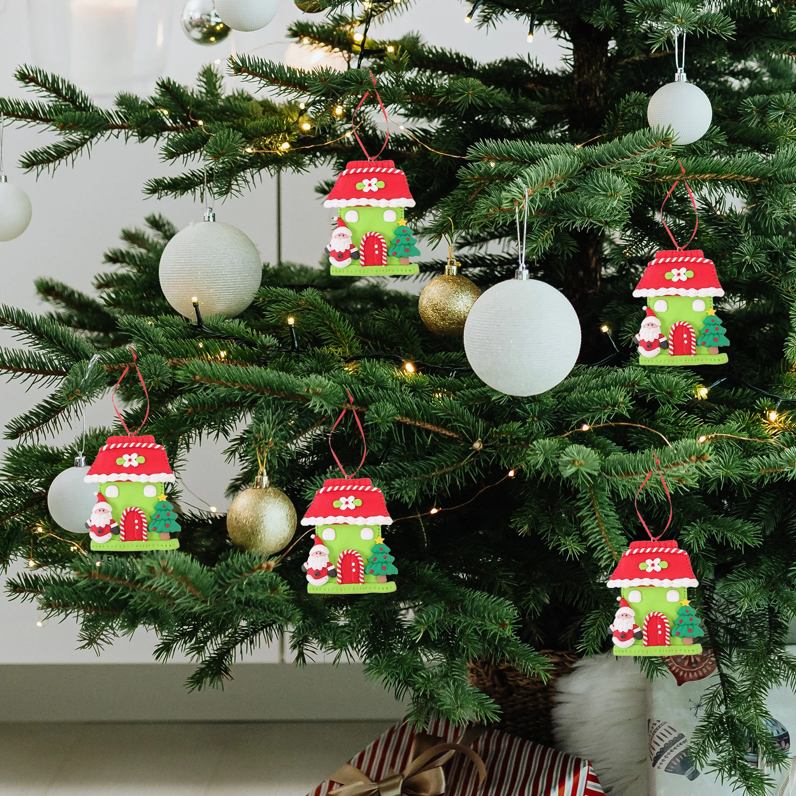 

2Pcs Xmas Tree Pendant Festive Holiday Decor Creative Design for Walls Windows Doors Christmas Decorations Xmas Decoration