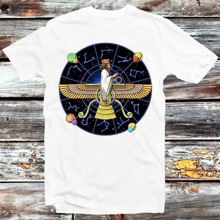 Ancient Anunnaki Astronomy Tarot Fortune Teller T Shirt Vintage Retro Cool Cartoon Anime Top B735