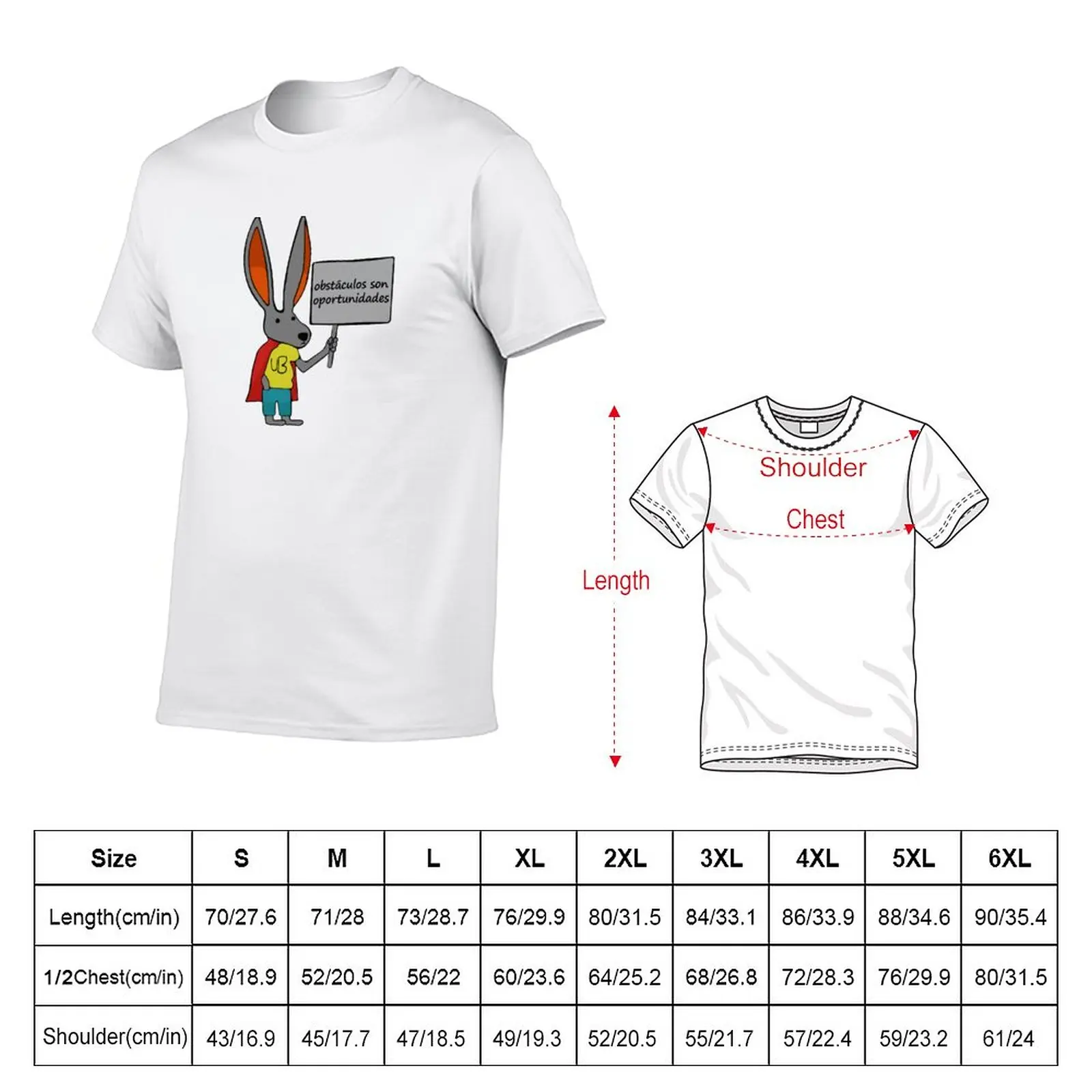 New Copy of Rick Funny Rabbit Flag obstaculos son oportunidades T-Shirt anime mens t shirts