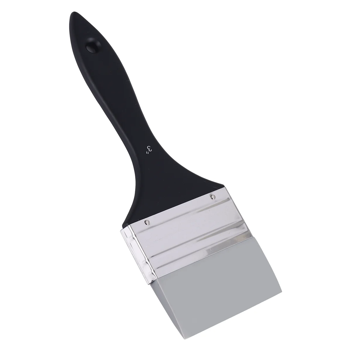 N84r silicone cor shaper escova ampla firme plana pincel de pintura de silicone flexível acrílico e ferramenta de pintura à base de água, 3 polegadas