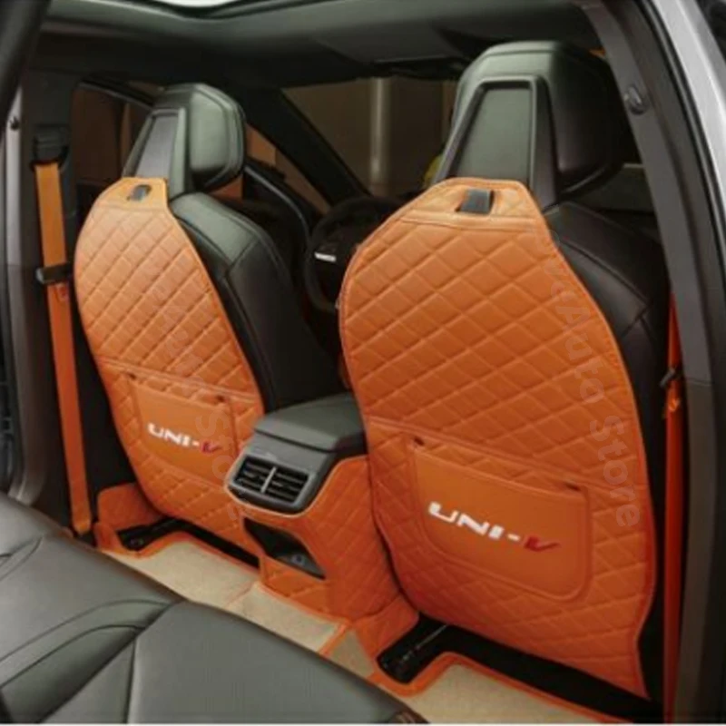 

For Changan UNI-V UNI V 2022 2023 Car All Inclusive Rear Seat Anti-Kick Pad Rear Backrest Seats Cover Anti-Dirty Mat