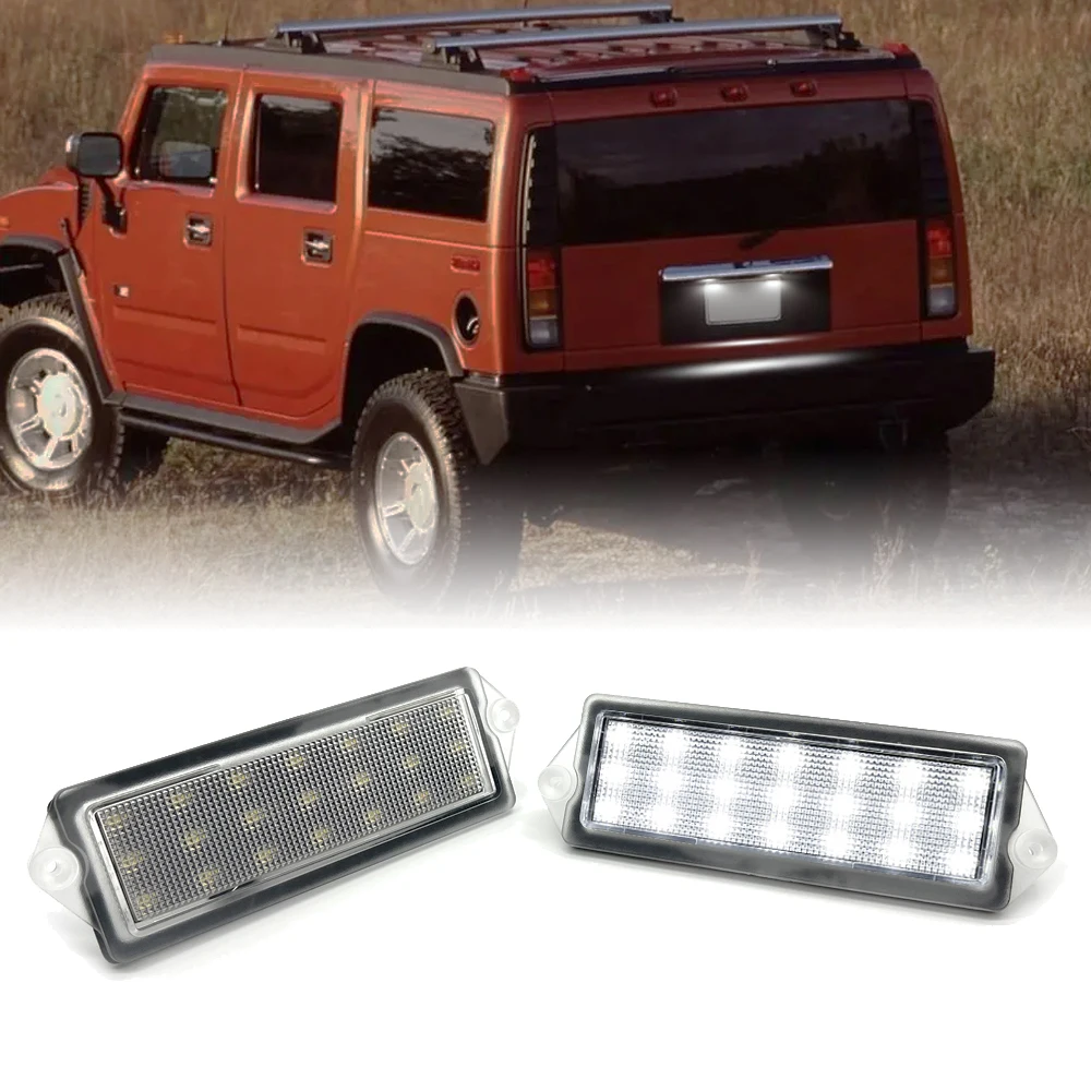 

Белый светодиодный светильник номерного знака для Hummer H2 2003-2007 для Cadillac Deville 1994-1999 Seville 1998-2004