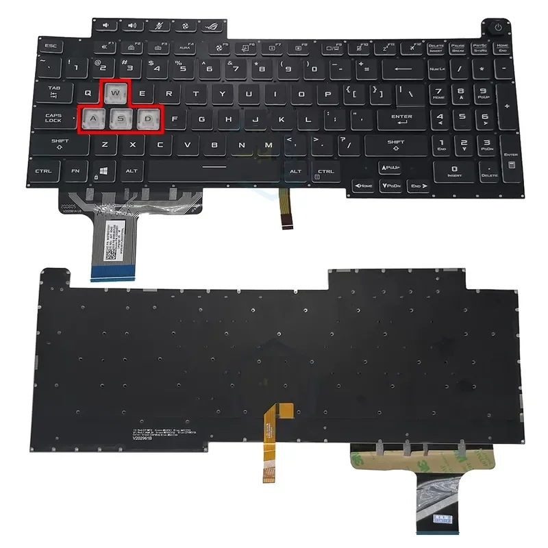 New Keyboard for ASUS ROG Magic BA5R Plus G17 G713 G733 QY QM Gunshen 6 5