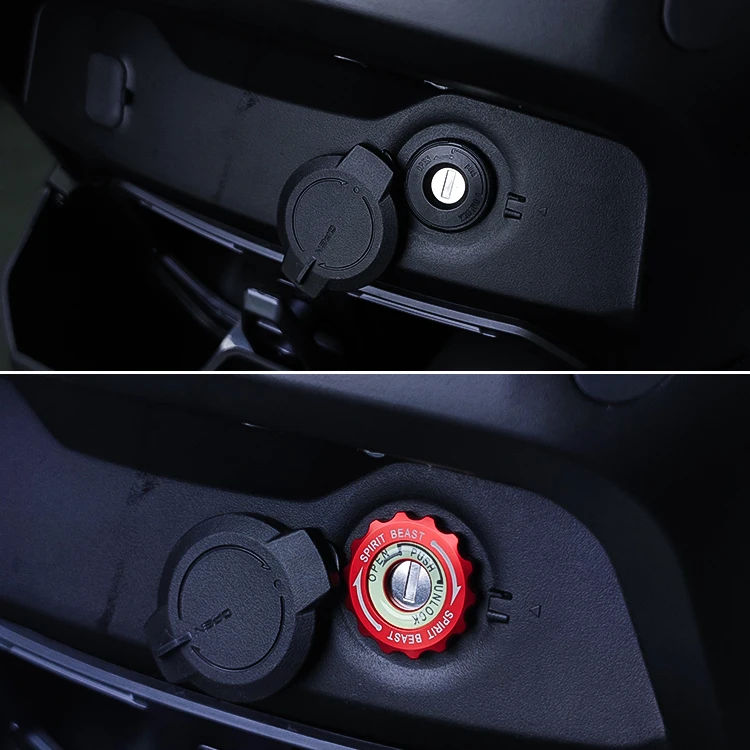 Spirit Beast Electric Motorcycle Seat cushion lock cover Lock hole ring luminous ring Keyhole protective cover For NIU NXT