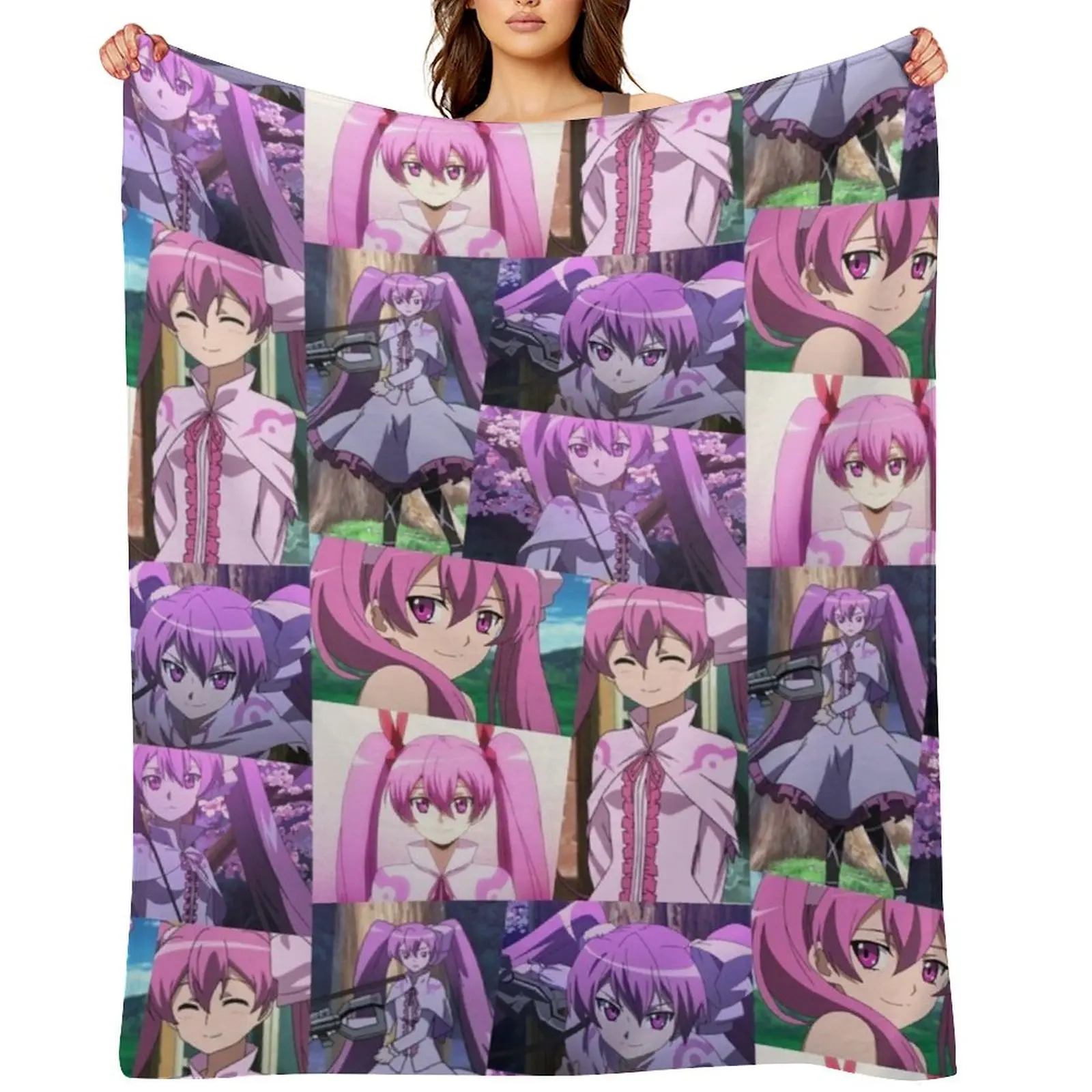 

Anime Akame ga Kill Mine Throw Blanket Luxury St wednesday valentine gift ideas Plush Blankets