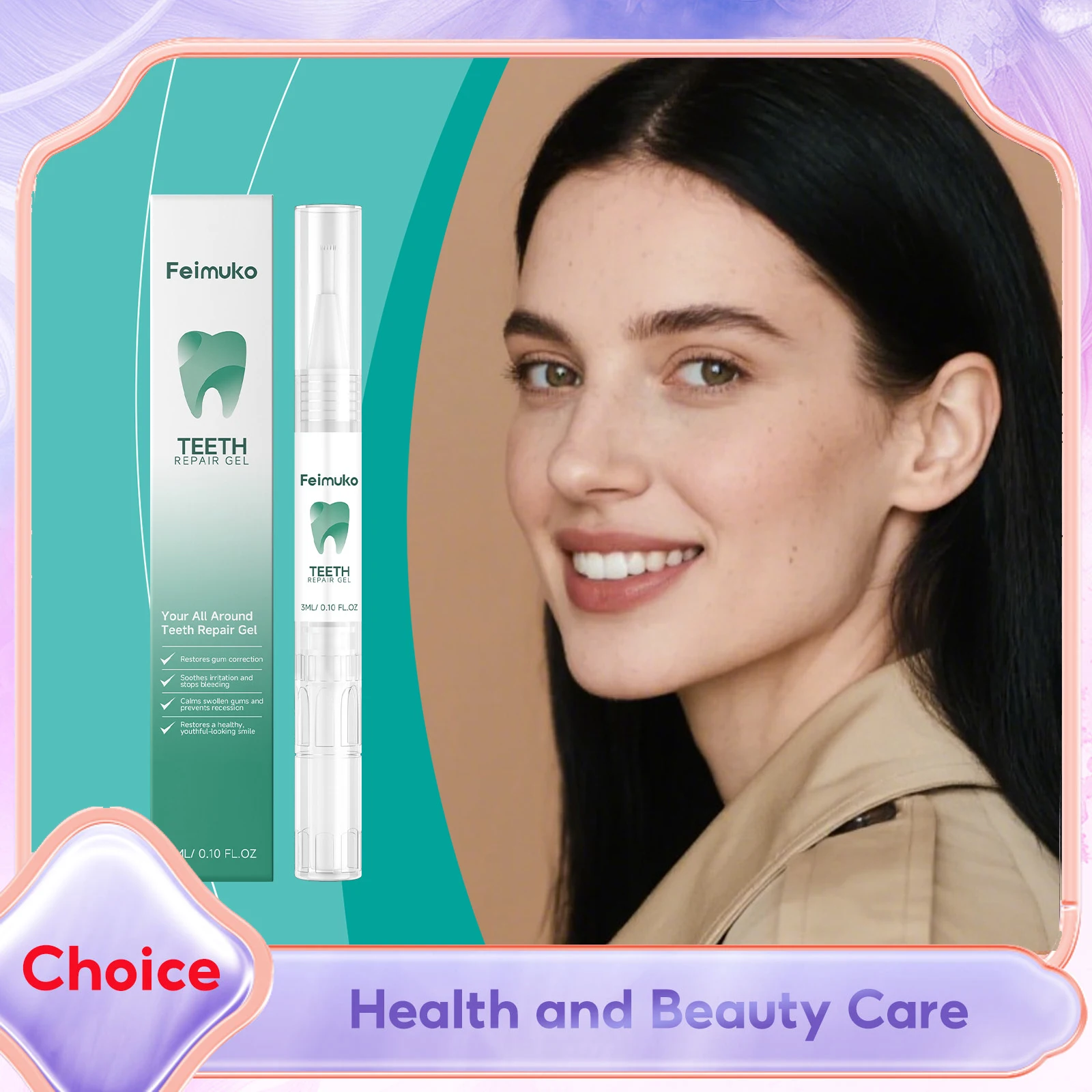 

Teeth Repair Gel Whitening Deep Cleans Remove Stains Dental Plaque Gentle Care Replenishes Gum Moisture Oral Tooth Cleaning Gels