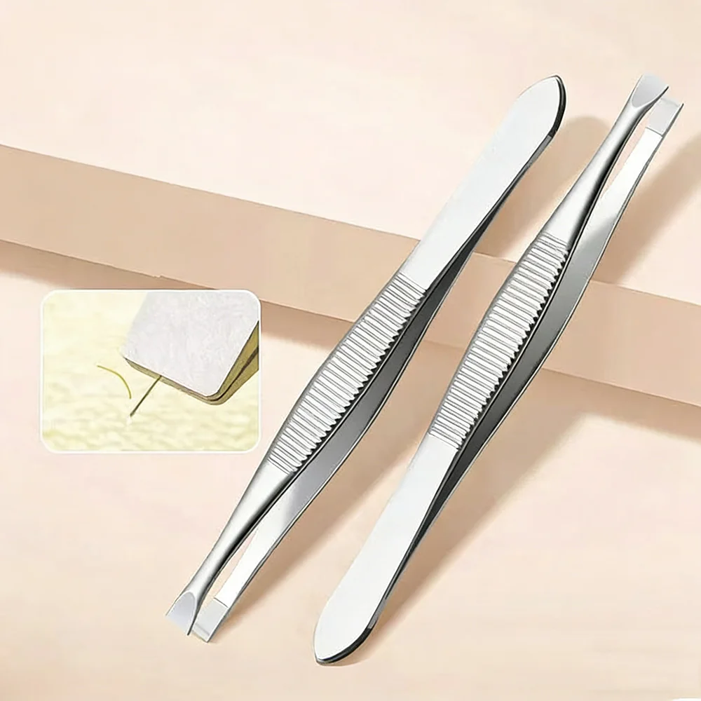 Pęseta do brwi ultracienka ze stali nierdzewnej, pęseta do rzęs, wysokiej jakości pęseta do powiek, narzędzia kosmetyczne, do brody