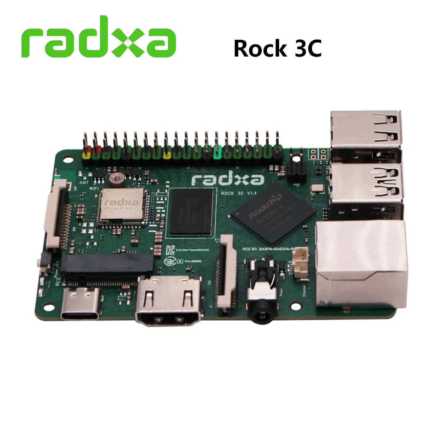 Imagem -06 - Placa de Desenvolvimento Radxa Rock 3c Braço Quádruplo Rk3566®córtex Córtex®a55 Armv8 Suporte de 64 Bits 1.6ghz 4k