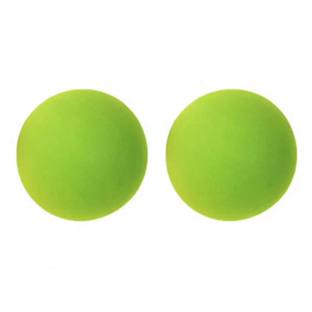 60Mm 2 Buah Bola Busa Supersoft Cantik Bola Spons Golf/Tenis Ramah Lingkungan untuk Latihan Tenis