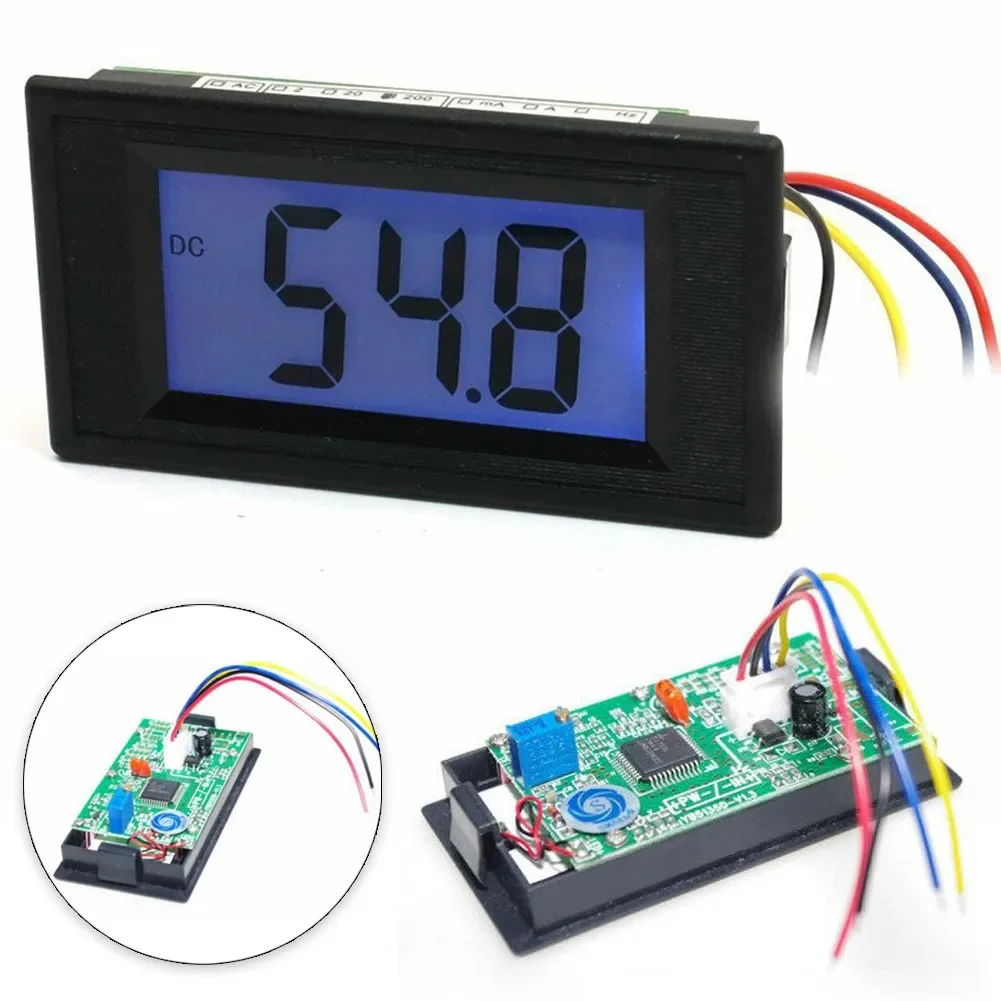 Voltímetro de panel digital AC/DC 8 12V YB5135D Perfecto para indicación y monitoreo de voltaje en sistemas eléctricos