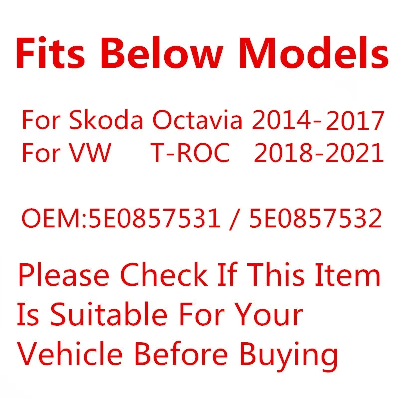 Suitable for Skoda Octavia 14-17 Volkswagen T-Roc mirror frame, reversing mirror frame frame, rearview mirror outer frame