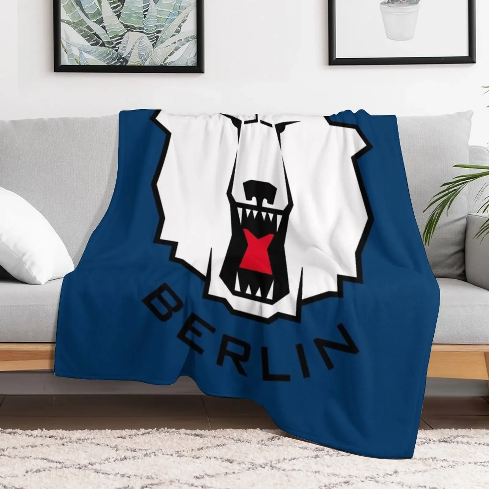 Eisb?ren Berlin Hockey Throw Blanket Luxury Designer Summer Thermals For Travel Warm Blankets