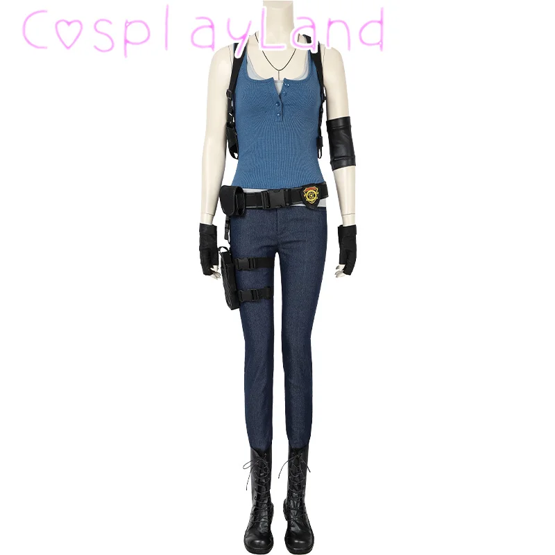 

Jill Valentine Cosplay Costume Resident Disguise Women Roleplaying Clothing Halloween Carnival Part Suit Jill Comic Con Costume