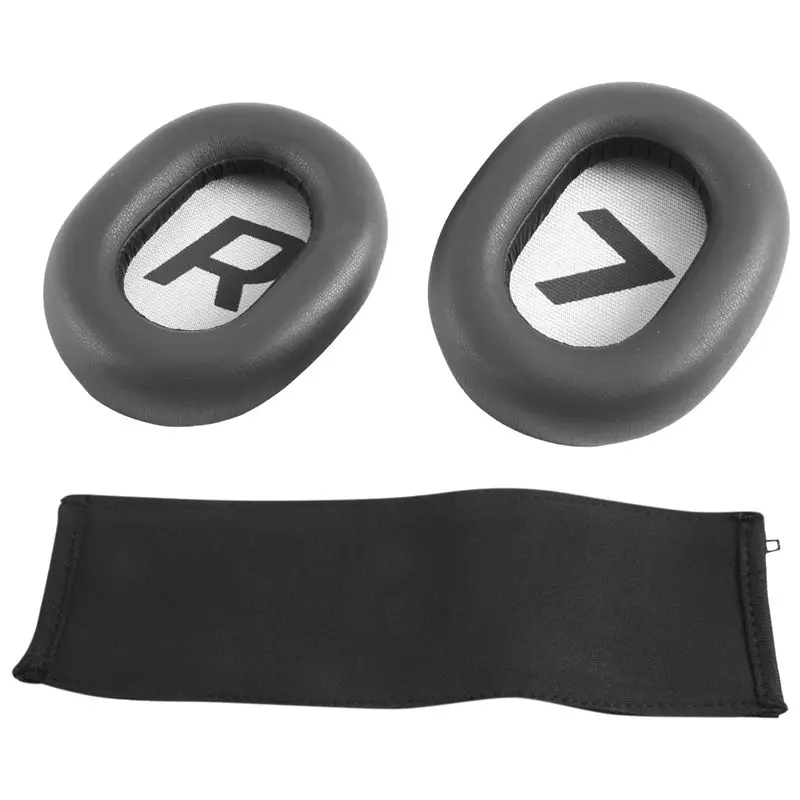 AB25-Ear Pads Headband Ear Cushion Ear Cups Ear Cover Replacement For Plantronics Backbeat Pro 2 SE 8200UC Headphones