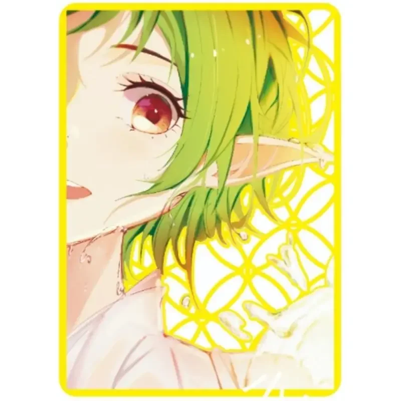 อะนิเมะเทพธิดา Story DIY ACG โต๊ะเกมเลเซอร์โลหะการ์ด Nahida Paimon Klee ของเล่นสําหรับชายสะสมการ์ดวันเกิด