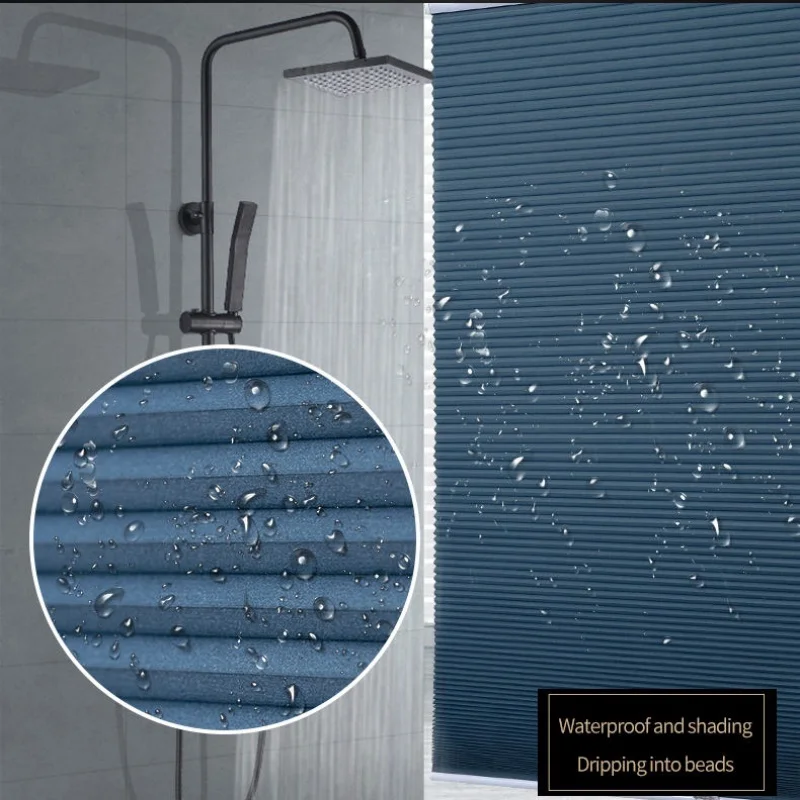 Customized Blinds Thermal Insulation Fabric Phone App Google Remote To Control Electric Honeycomb Cellular Blinds For Windows view 3
