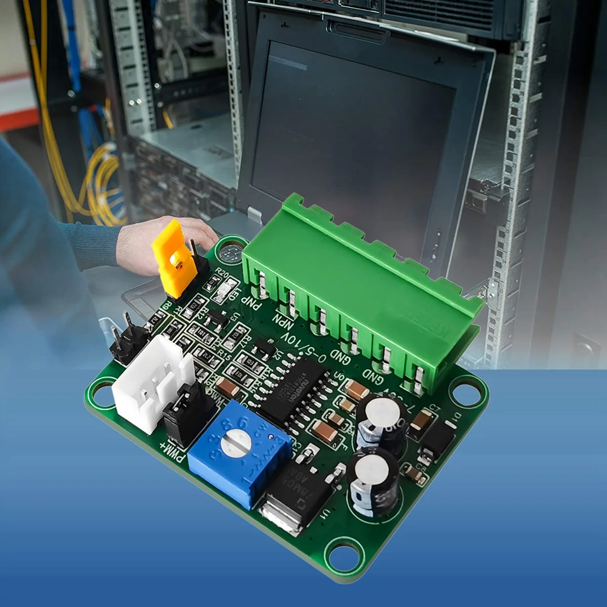 V-PWM Spanning Naar Pwm-Signaalmodule 0-5V/0-10V Naar Pwm-Signaal Plc Ad-Interface Om 5V/24Vnpn-Uitgang Te Converteren