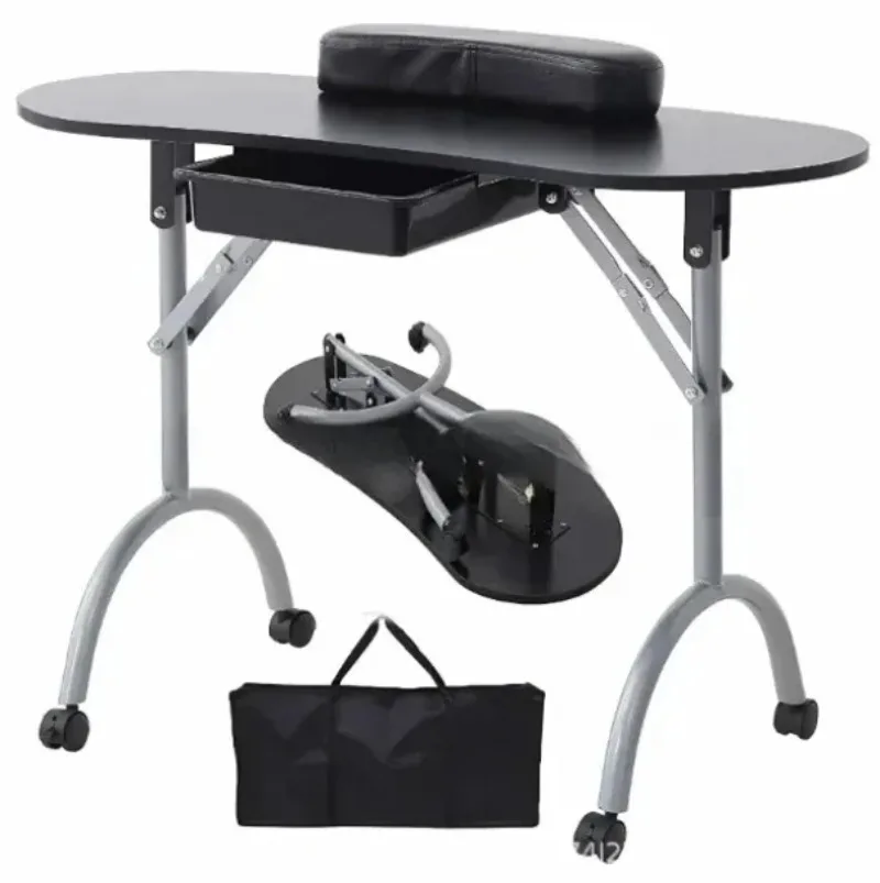 

Integrated manicure table with exhaust fan, hand pillow for easy movement