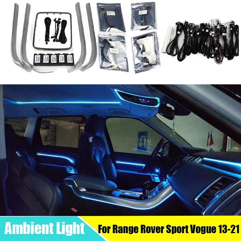 

10 Color speaker cover For Range Rover Sport Range Rover Vogue 13-21 Interior Lighting Decorate Atmosphere Lamp