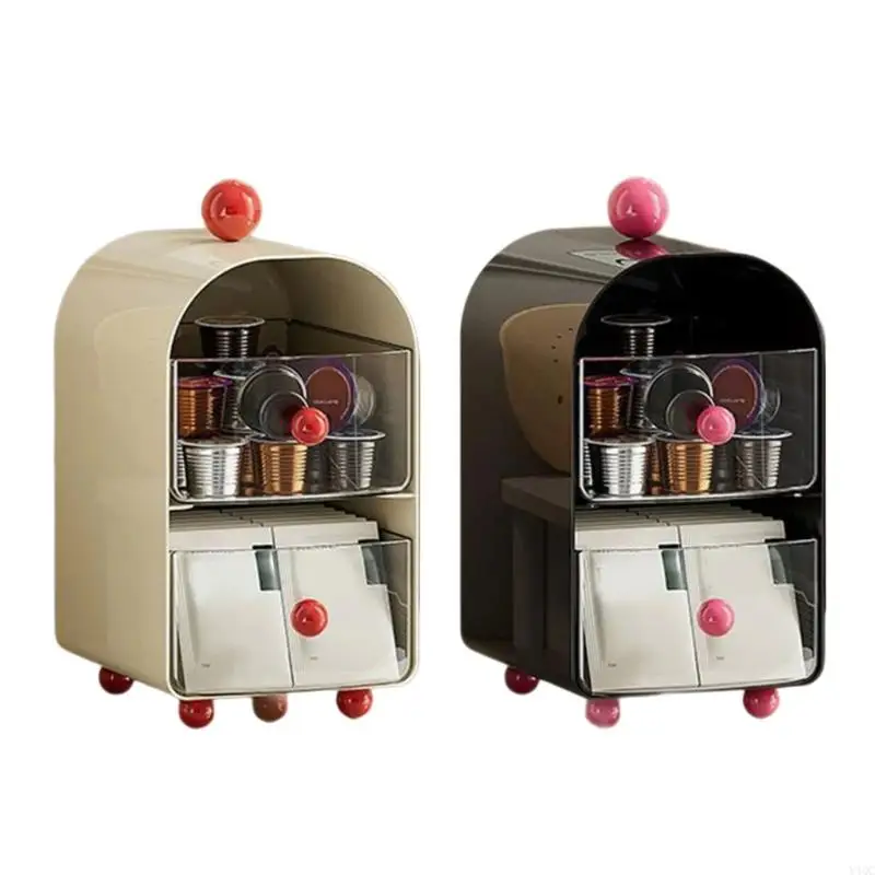 Bàn văn phòng tổ chức Hộp cà phê Teas Teas Container cho viên nang Gói đường Y4QC