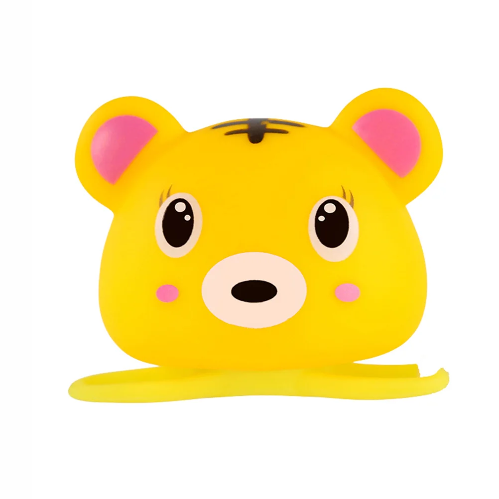 2 قطعة جرس الدراجة التوازن النمر تصميم الصوت ضوء Led القرن للأطفال في الهواء الطلق ركوب الكرتون الحيوان الملحقات مصباح