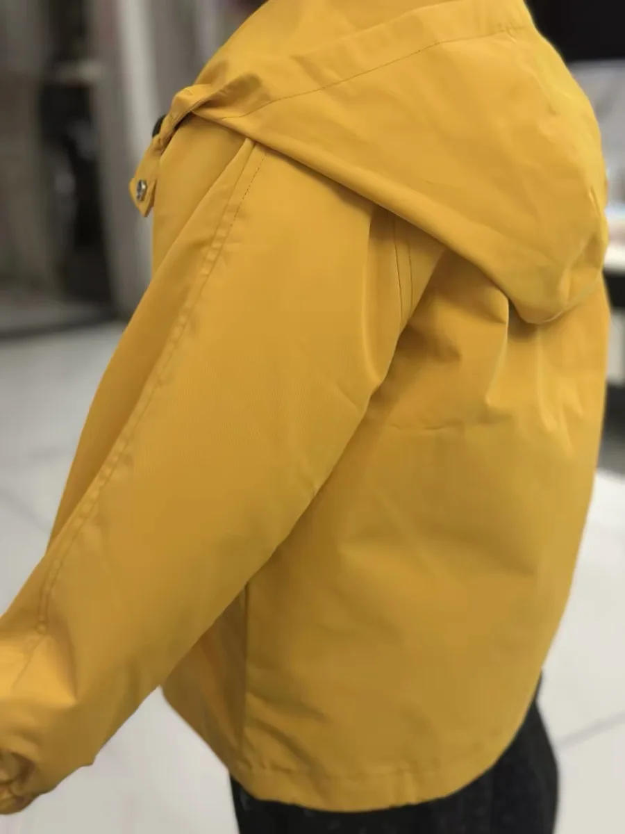 2026 Frühling Kinder Jungen Windbreaker Mantel Teenager Mädchen Einfarbige Reißverschluss-Kapuzenjacke Herbst Kinder Wasserdichte Winddichte Jacke – Detail 6