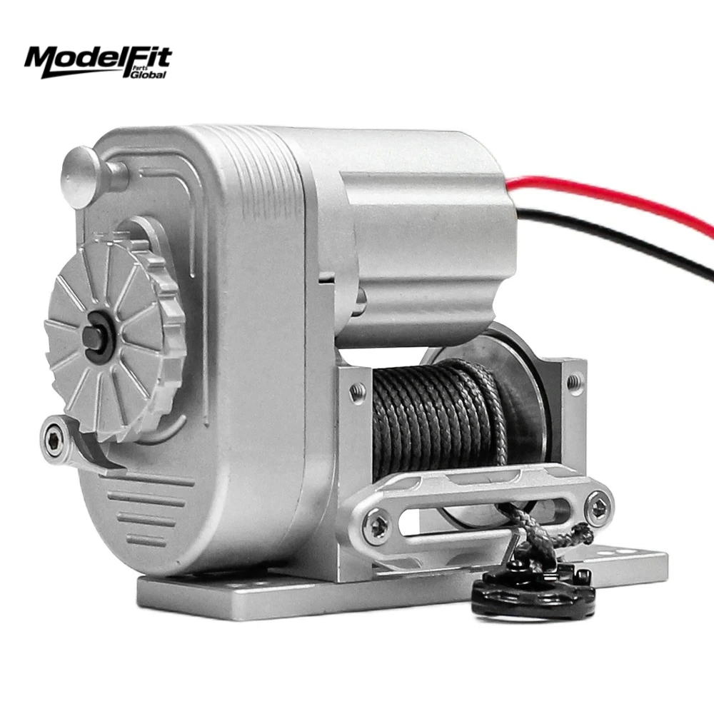 6-12.4V 50lbs Load Aluminum 1/10 Crawler Vertical Winch 8274 Simulated For  RC Crawler AXIAL SCX10 II 90046 TRX4 4WD Upgrades