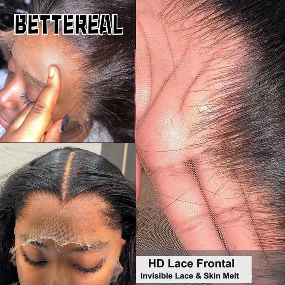13x4 13x6 ボディウェーブHDレースフロントクロージャー、肌のようなリアルHDレース、超薄型0.10mm HDレース、メルトスキン、2x6 5x5 6x6 HDレースクロージャー