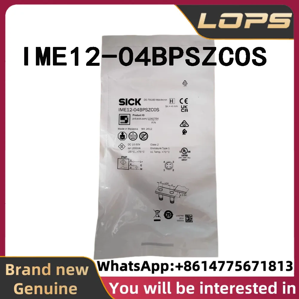 IME12-04BPSZCOS Brand new original SICK Order number 1040764 proximity switch sensor, welcome to consult