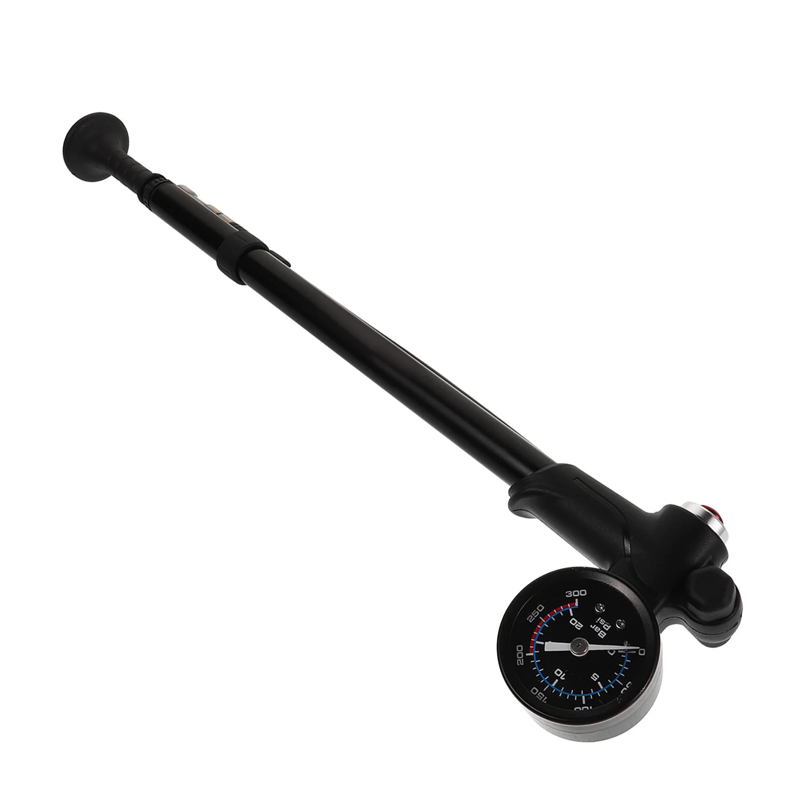 

High Pressure Bike Suspension Pump Portable Digital Tire Inflator Gauge Efficient Inflation for Mountain Road Bikes Motorcycles