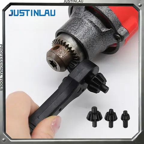 1세트 전기 드릴 전용 척 키 렌치 도구 노동 절약형 2-in-1 라쳇 빠른 분해 키 핸드건 드릴 액세서리