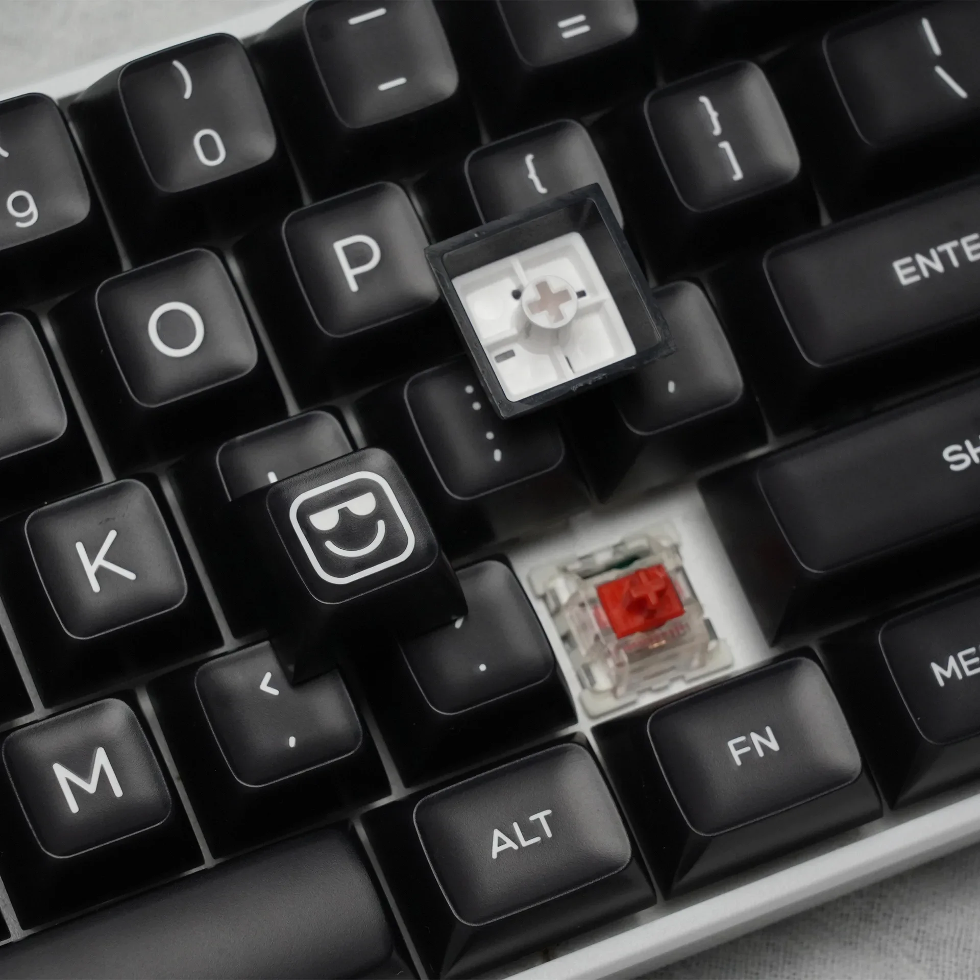 "Han Hei Jade" SA altamente personalizado translúcido moa keycap 142 pequeno conjunto completo atacado transfronteiriço