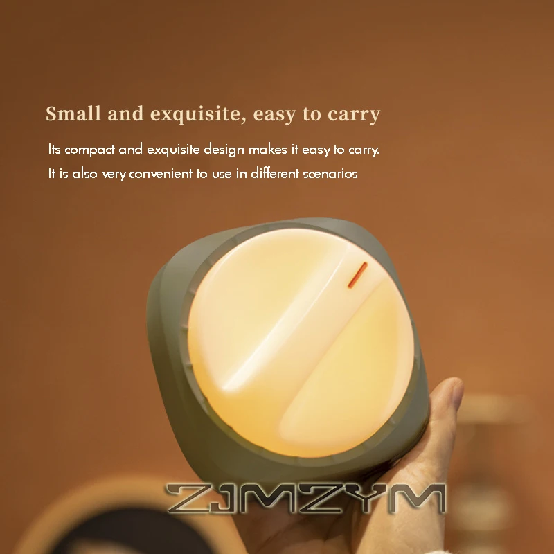 

Knob Nightlight Rechargeable Table Lamp Built-in Battery LED Night Lights Stepless Dimming light For Breastfeeding At Night