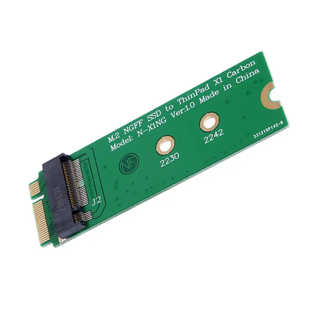 PCB SSD Adapter Card M2 NGFF to 26 Pin Converter High Speed SATA3.1 Board for Lenovo X1 Carbon