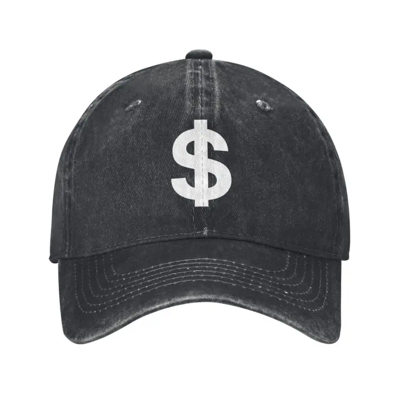 Custom Unisex Cotton American Money Dollar Logo Baseball Cap Adult Adjustable Dad Hat Men Women Hip Hop Snapback Caps