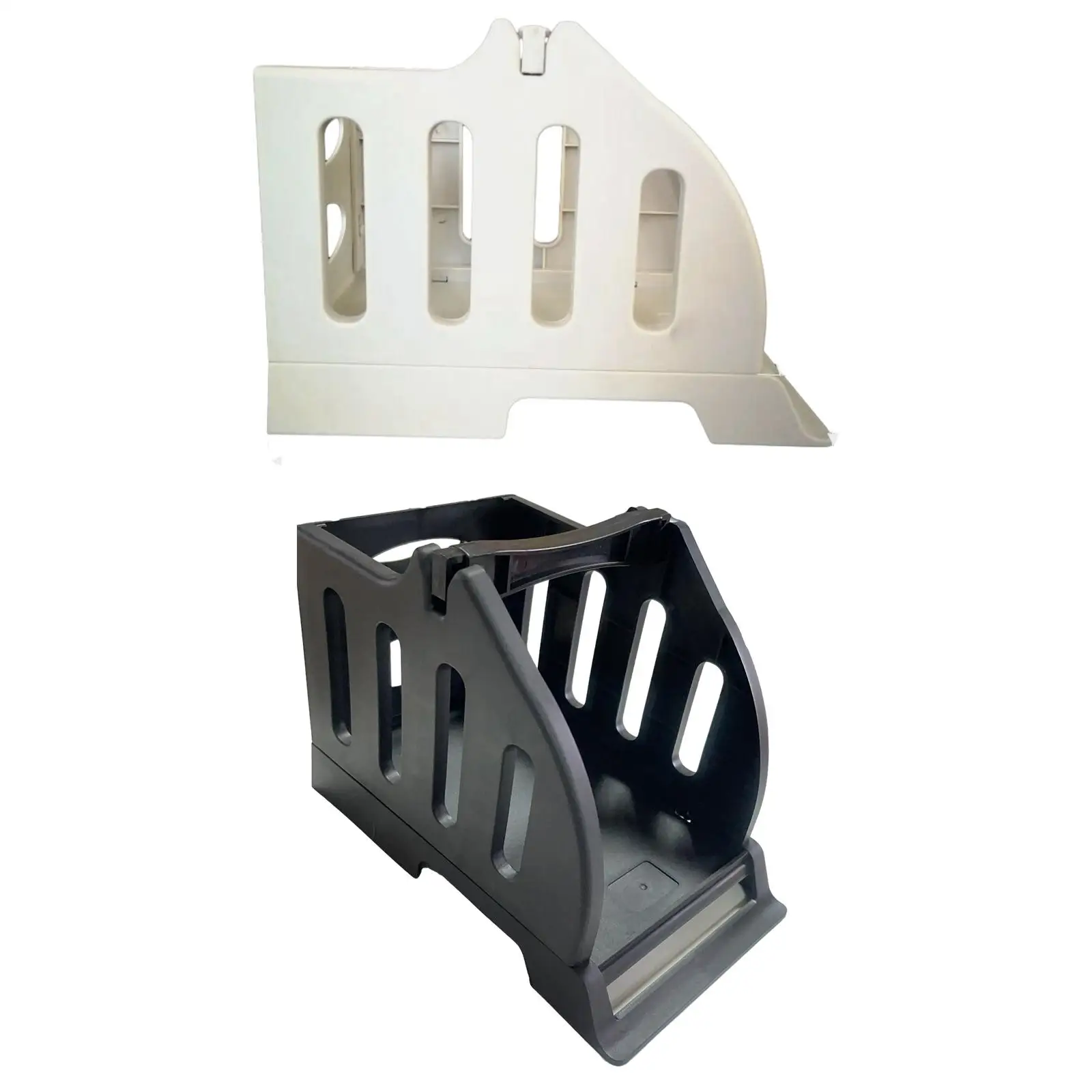 Label Holder Detachable Shipping Label Roll Holder for Rolls and Fanfold Labels Retail Printer Label Box Supermarket Delivery