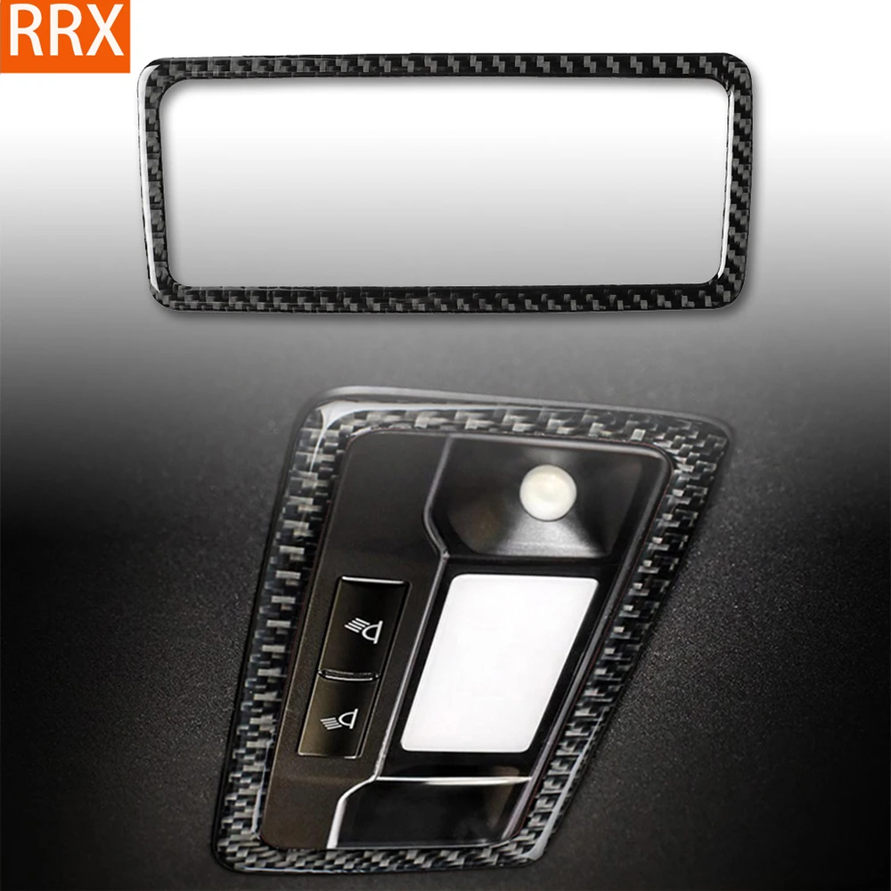 For Lexus RX300 270 200T 450H 2016-2019 Real Carbon Fiber Stickers Rear reading light panel frame Car Accessories decorative