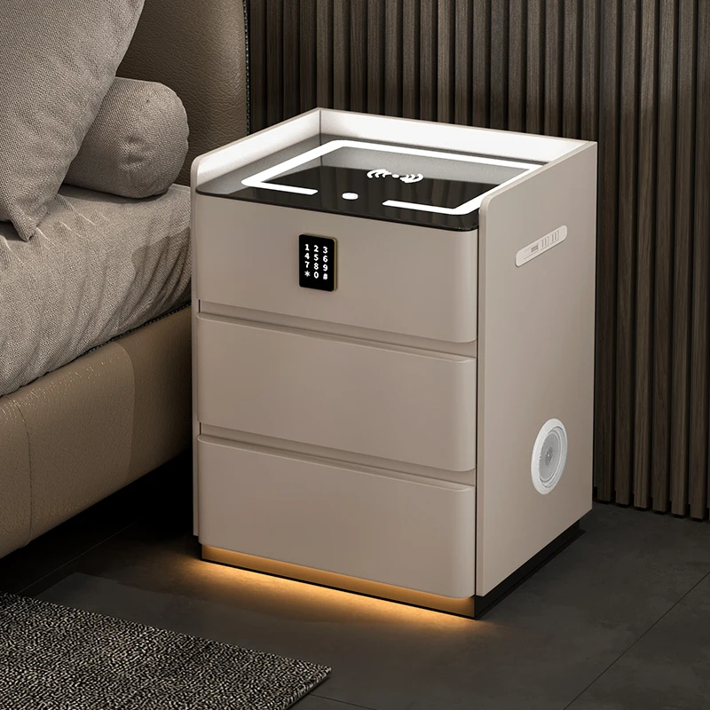 

Organizer Night Stand Set Nightstand Charging Station End Tables Living Room Drawers Bedside Table Bedroom Living Room Modern