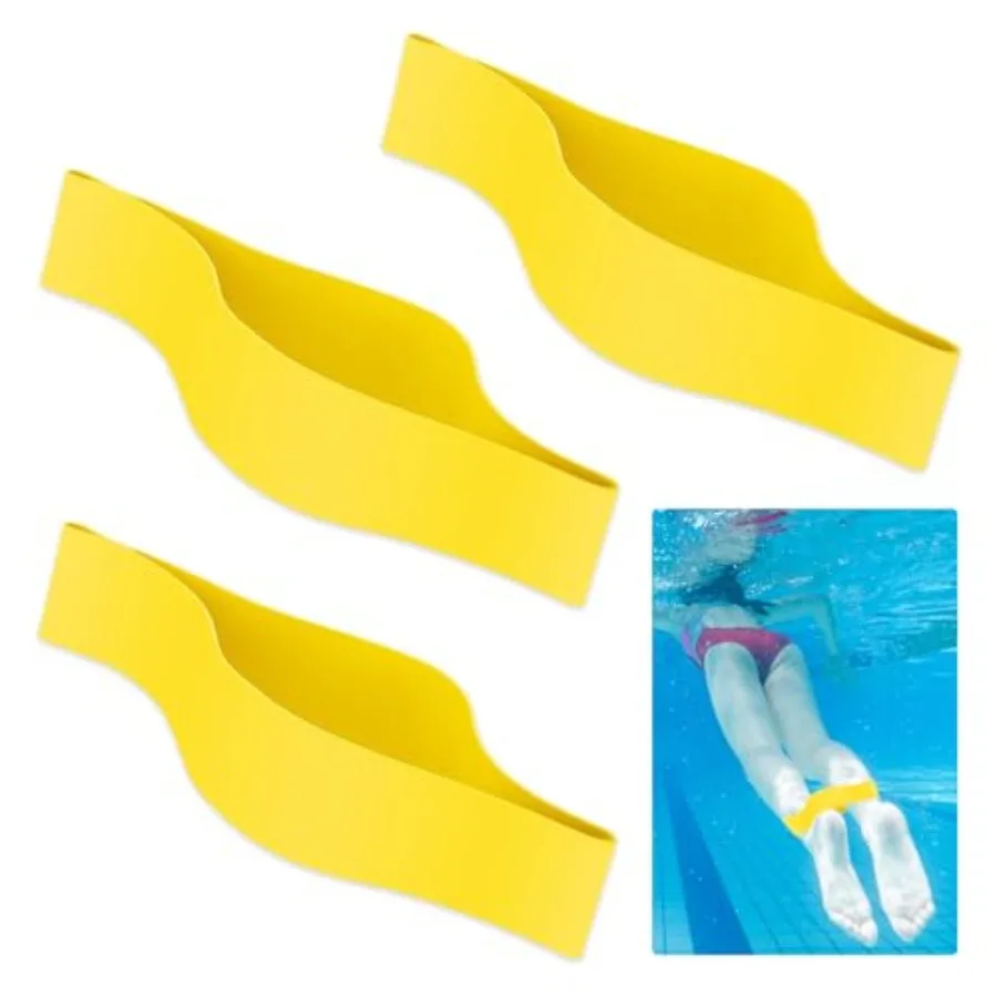 

Резиновый ремешок на щиколотке для плавания, бандаж для плавания, эспандеры для силовых упражнений, аксессуары для тренировок по плаванию, ленты для упражнений, 3 шт.