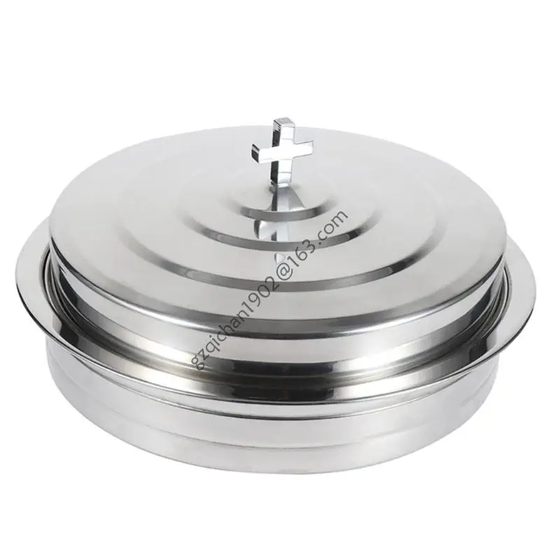 

X7AB Silver Communion Serving Dish 39 Divisions Stainless Steel Church Equipment