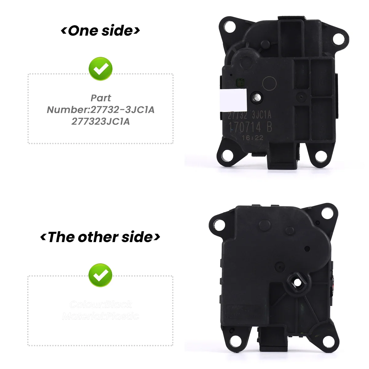 

277323JC1A Air Conditioning Heater Blend Door Actuator for N New Arrivals 7732-3JC1A