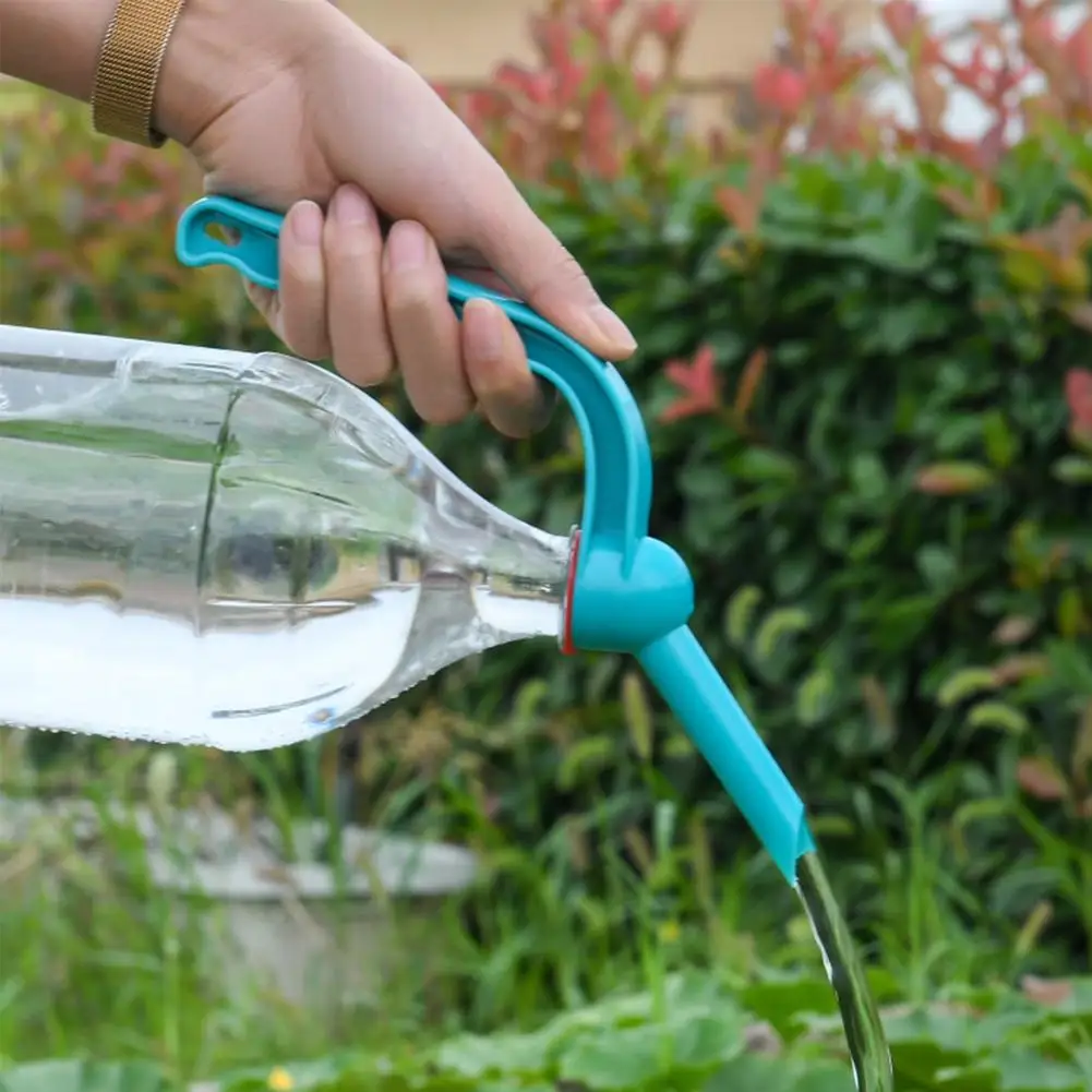 Bottle Watering Spout Set Gardening Plant Watering Handheld Dual-purpose Water Spray Bottle Water Can Top Waterer Shower Tool