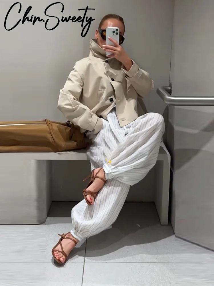 

Повседневная женская куртка из искусственной кожи с отложным воротником и длинными рукавами, однобортная женская верхняя одежда, осень 2021, модная женская уличная одежда